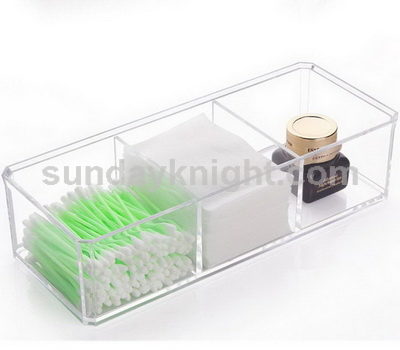 Clear acrylic cosmetic holder