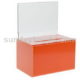 Plexiglass donation box - orange