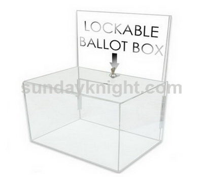 Lockable ballot box