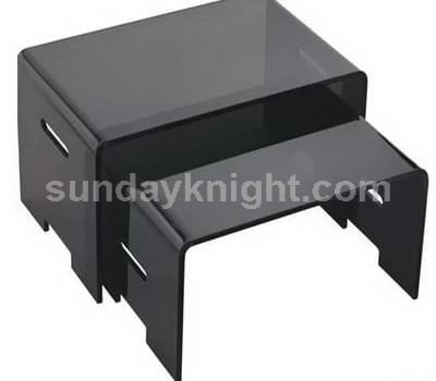 Black console table
