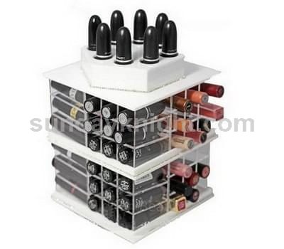 Rotating makeup organiser