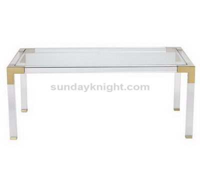 Clear acrylic table