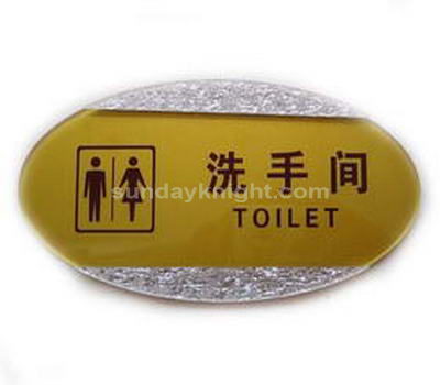 Unique restroom signs