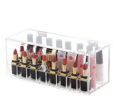 Acrylic lipstick organizer with lid