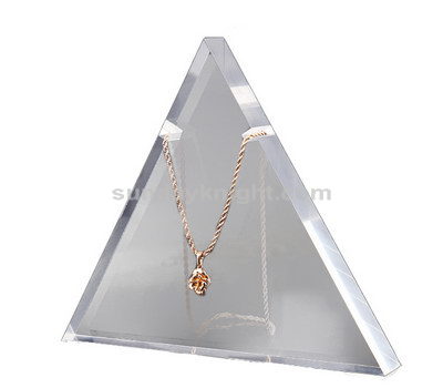 Triangle acrylic necklace stand