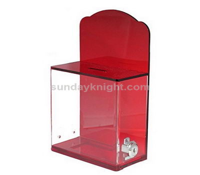 Plastic donation box