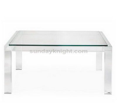 Clear acrylic table