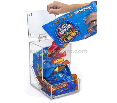 Clear candy dispenser