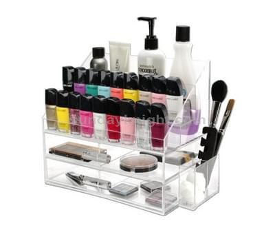 Clear makeup organizer