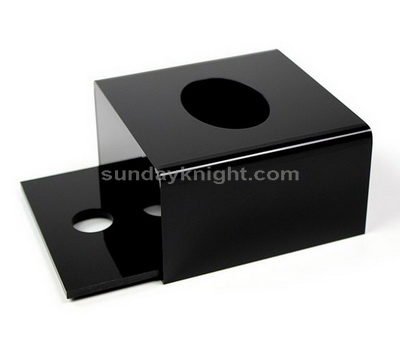 Black acrylic tissue box