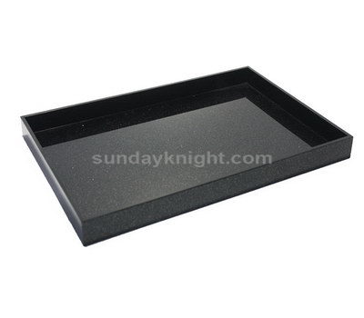 black serving tray