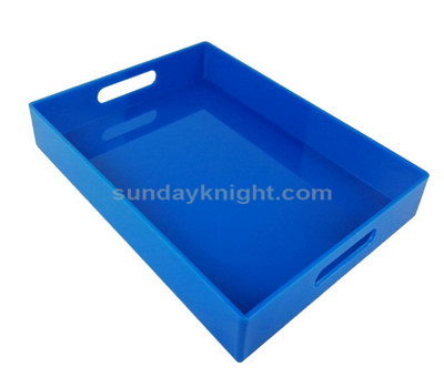 Blue acrylic tray
