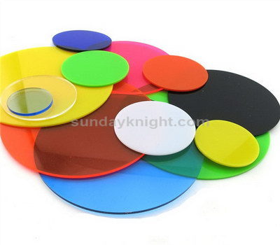 Perspex discs cut to size