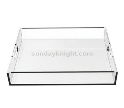 Clear serving tray