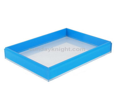 Rectangular acrylic tray