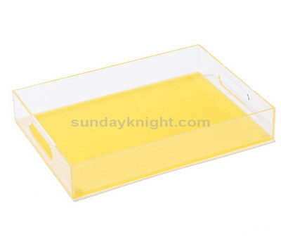 Clear acrylic serving tray