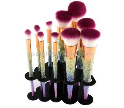 Acrylic makeup brush holder