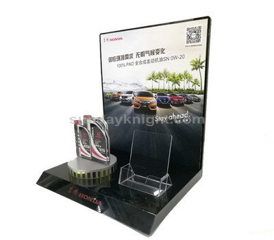 Engine oil display stand