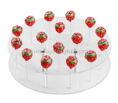 Clear lollipop display stand