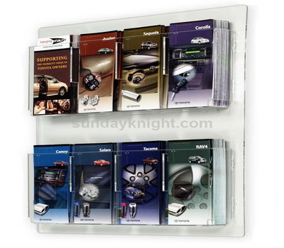 Acrylic brochure wall display