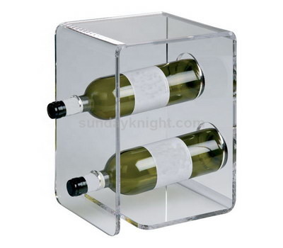 Perspex wine bottle display holder