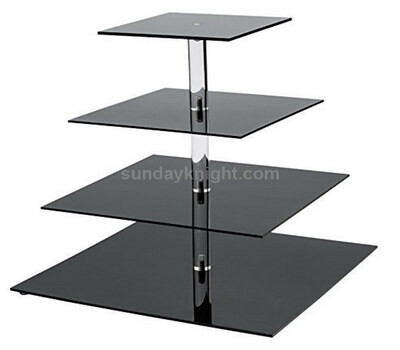 4 Tier square acrylic dessert tower stand
