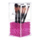 SKMD-358-1 Makeup brush holder with lid including pearls