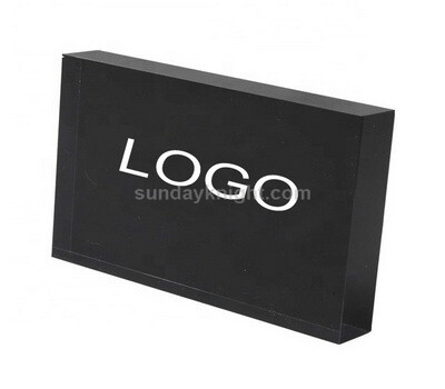 Custom acrylic logo blocks