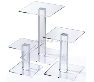 Clear dessert stands