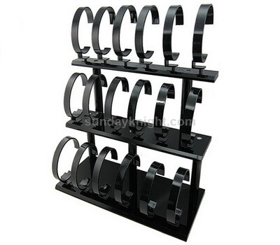 18 watches black acrylic display stand