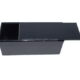 Black acrylic sliding lid box