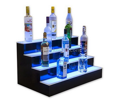 4 tier LED display stand for wine