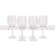 Wall mounted clear acrylic goblet holder