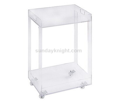 Custom acrylic kitchen cart and bar cart