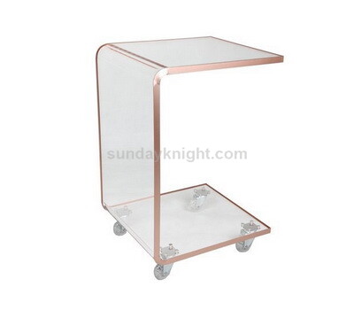 Custom acrylic serving cart