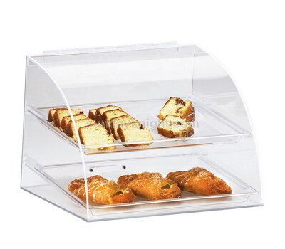 Acrylic bread display case wholesale