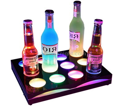 LED light 8 wine bottle display holder