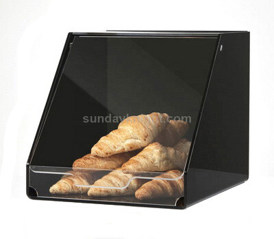 SKFD-221-1 Acrylic bread display with hinged lid