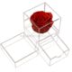 SKAB-182-B Custom single rose box clear acrylic perspex flower box wholesale