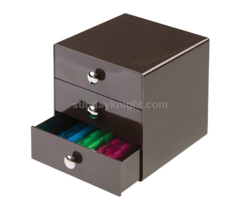 black cosmetic organizer