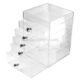 Aangepaste make-up opbergdoos acryl make-up organisator groothandel