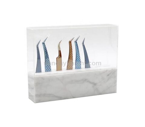 SKAB-190-4 marble acrylic tweezer stand