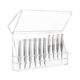 SKAB-191-5 Custom tweezers organizer case stand eyelash extension storage box