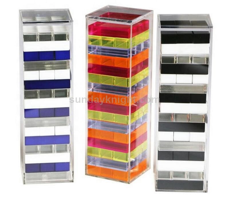 Lucite Acrylic Jenga Tumbling Tower Game – Luxury Lucite Games