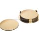 Custom gold verspiegelte Acryl Untersetzer