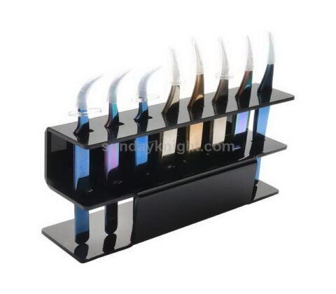 Tweezer Holder Eyelash Extension Tweezer Stand Acrylic Tweezers Shelf manufacturer