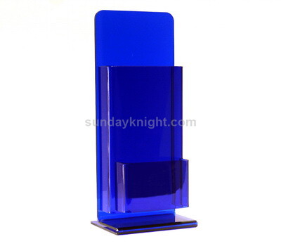 Custom table top colored acrylic brochure holder