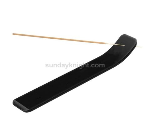 Customized Black Acrylic Perspex Incense Holder Incense Stick Burner