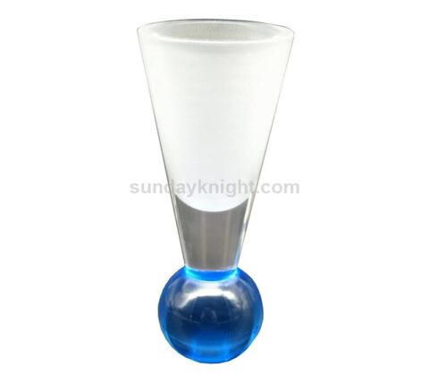 SKWD-152-1 Custom lucite acrílico inusual único fabricante de vaso de chupito