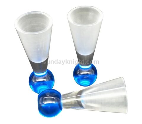 Custom lucite acrylic unusual unique shot glass manufacturer